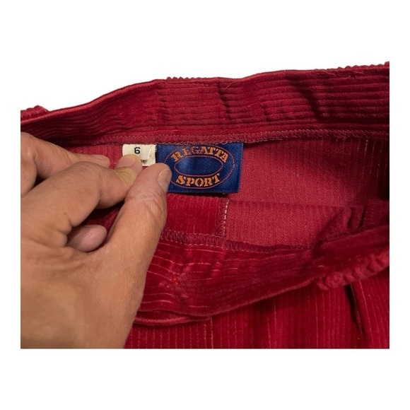 Regatta Sport 70s/ 80s Corduroy Red skirt suite size 6.  
~ - Picture 6 of 14